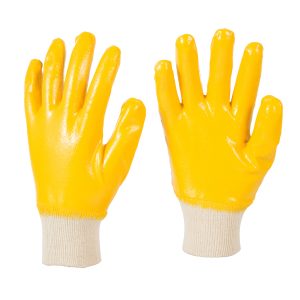 Yellow NBR Glove