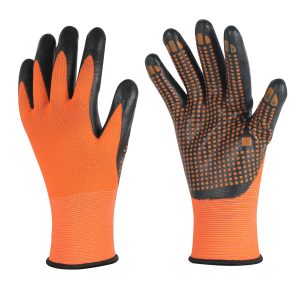 Micro Foam NBR Glove With Dots