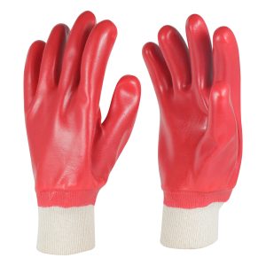 Red PVC Glove