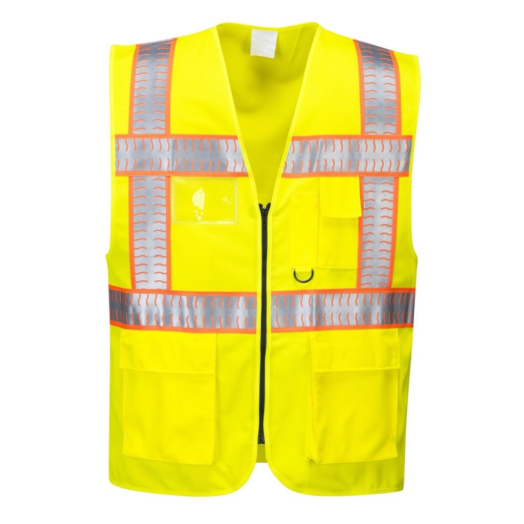 Hi-Vi multi pocket vest