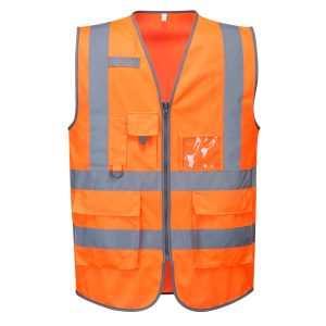 Hi-Vi multi pocket vest