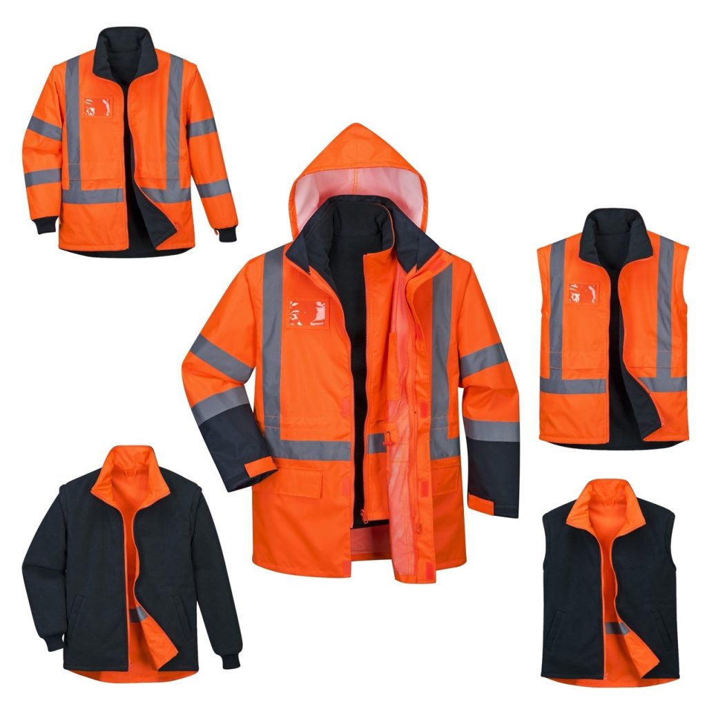 7 in 1 Hi-vi safety jacket