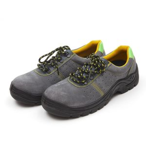 Suede Leather Low Cut PU Outsole Safety Shoes