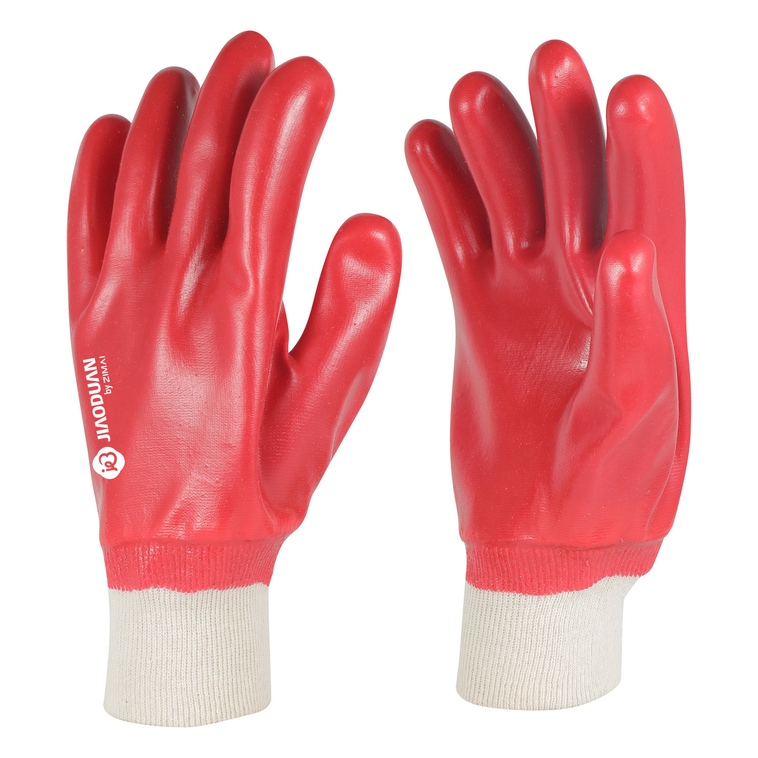 32110 Smooth Finish Red PVC Coated Gloves