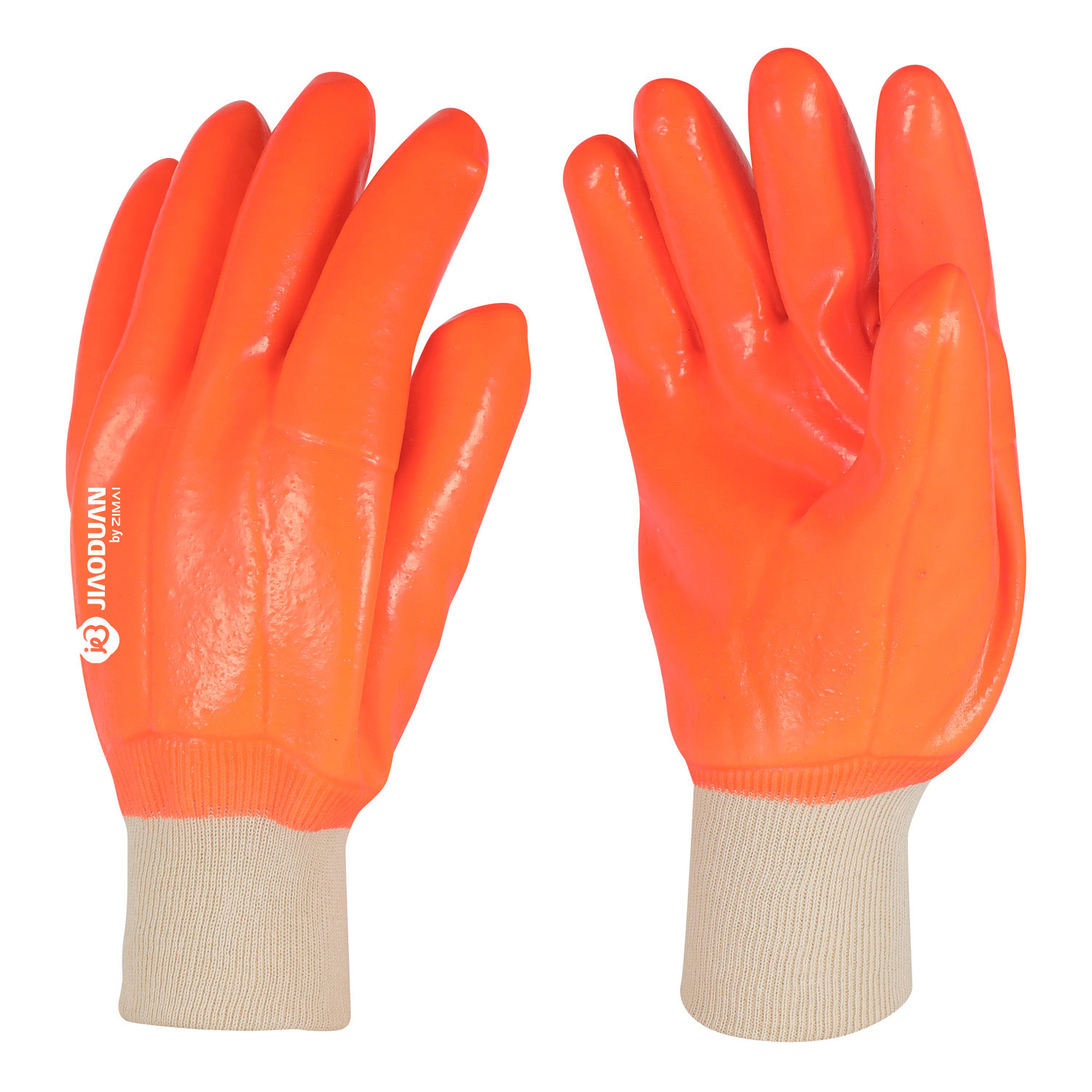 33100 Fluorescent PVC Fully Coated Gloves