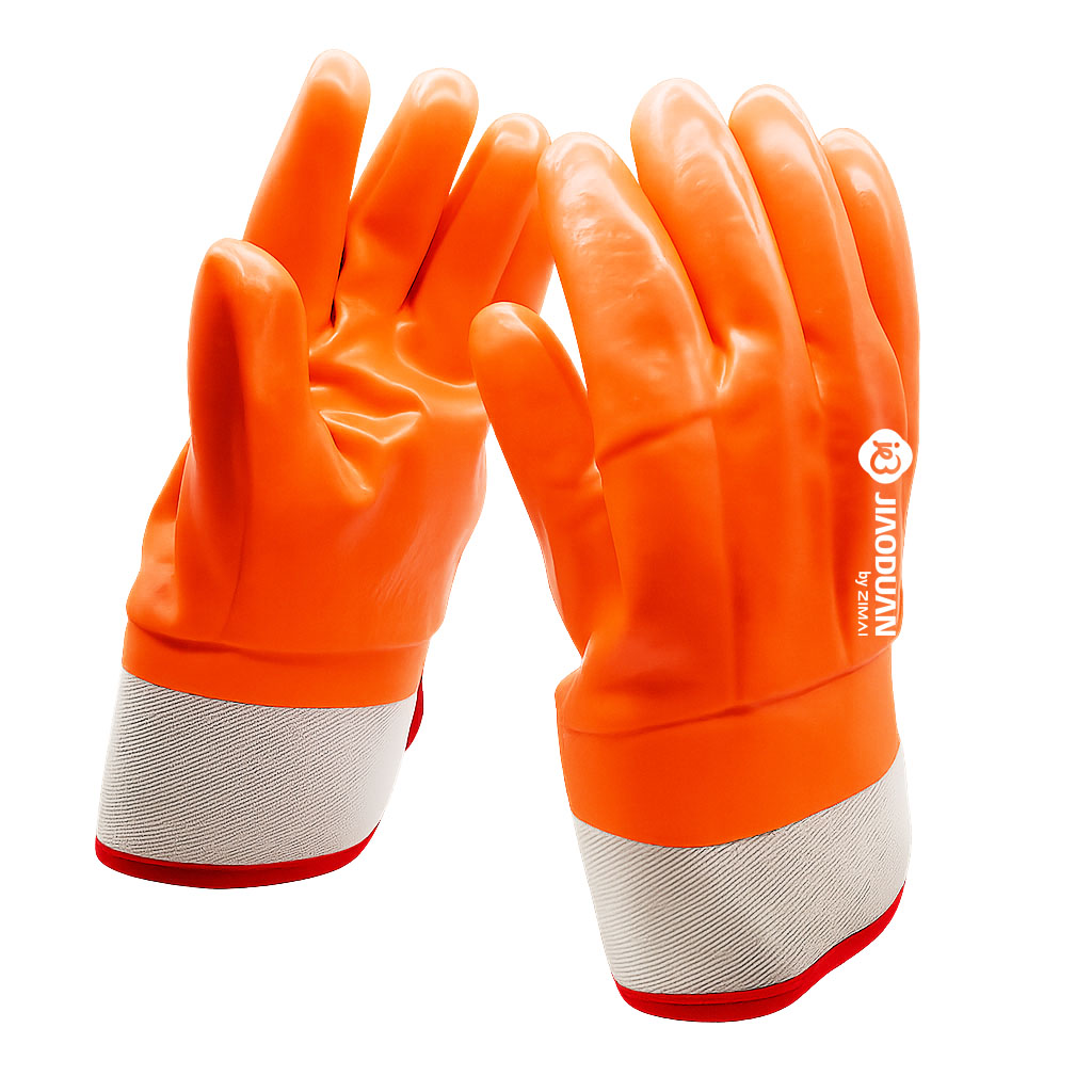 33110 Fluorescent PVC Fully Coated Gloves
