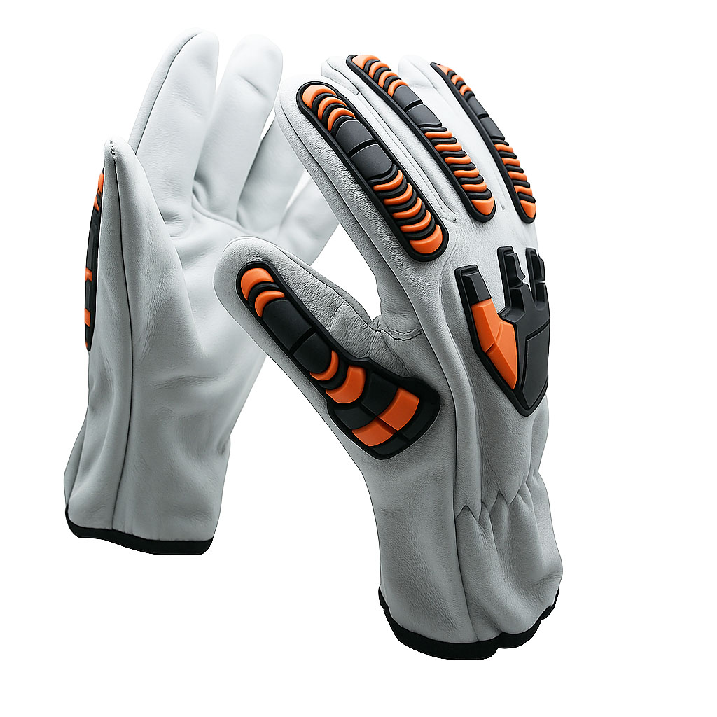 48140  Anti -Cut & Anti -Impact Leather Gloves