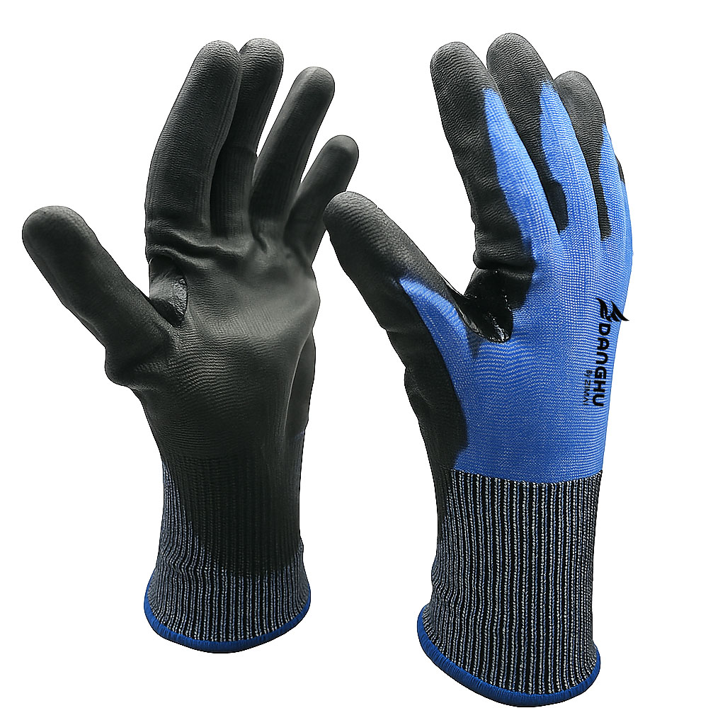 70415 Anti -Cut PU Coated Gloves