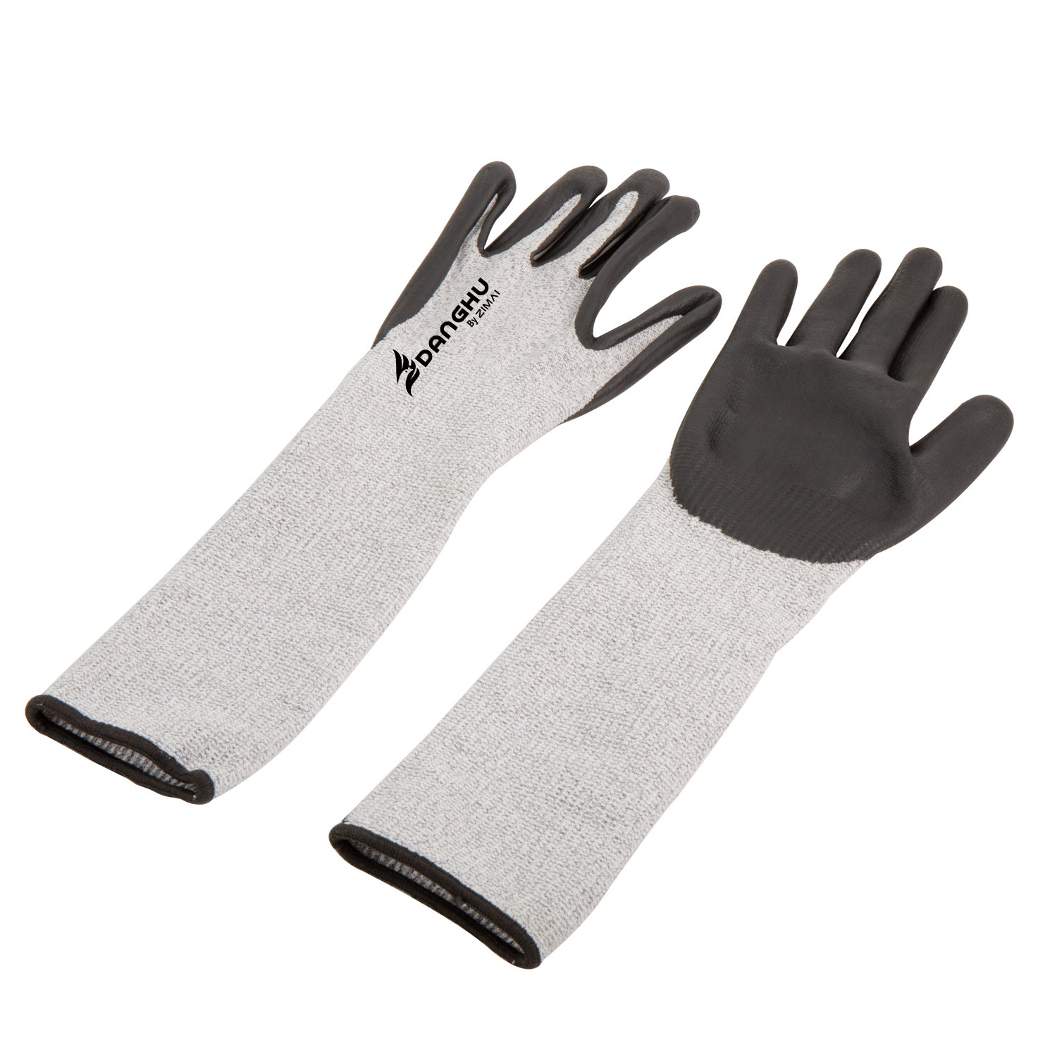 71553 Long Cuff Anti -Cut Micro Foam NBR Coated Gloves