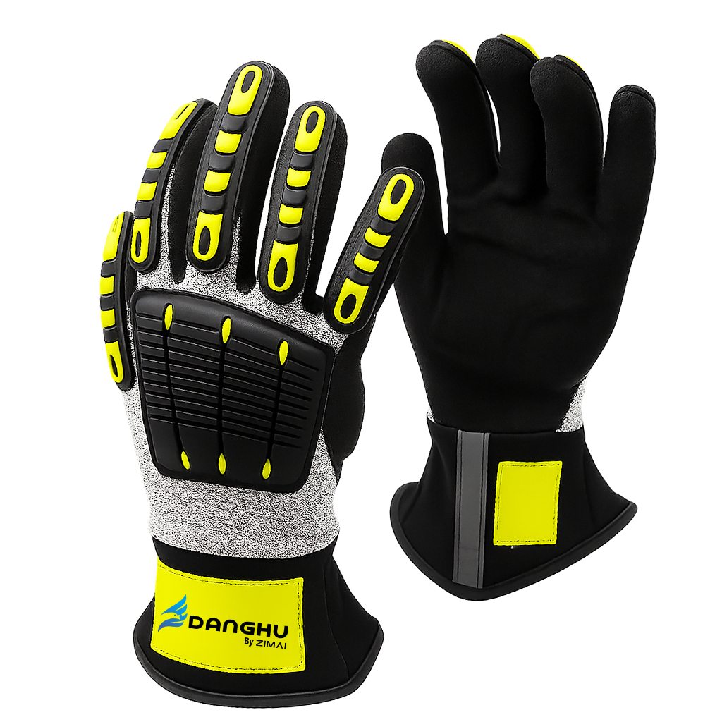 78443   Anti -Cut & Anti -Impact Sandy NBR Gloves