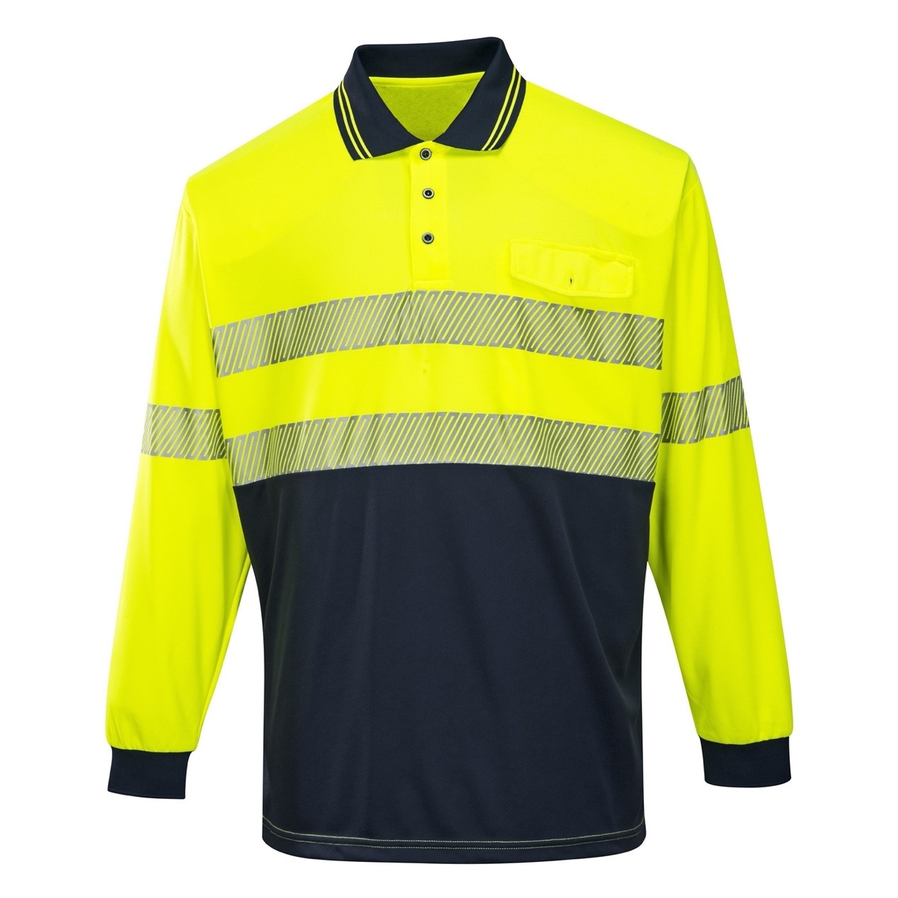 HV235 Hi-Vi Polyester Long Sleeve POLO