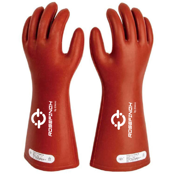 rubber insulating gloves