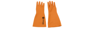 Latex Gauntlet Gloves